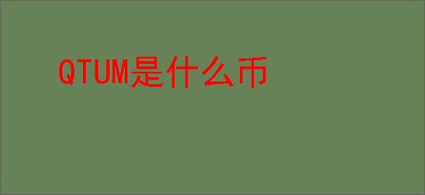 QTUM是什么币