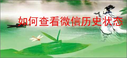 如何查看微信历史状态