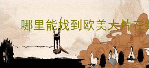 哪里能找到欧美大片在线观看网站入口