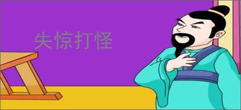 失惊打怪