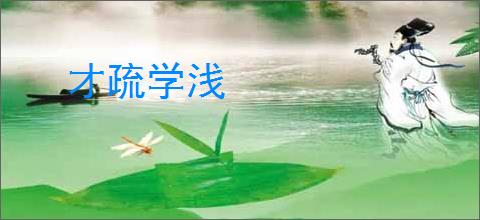 才疏学浅