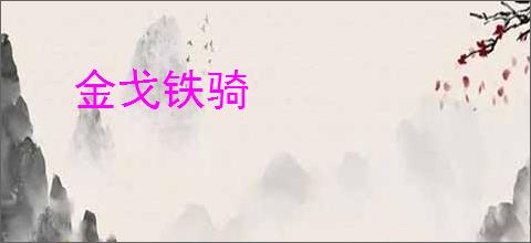 金戈铁骑