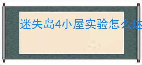 迷失岛4小屋实验怎么达成全成就?迷失岛4全成就汇总
