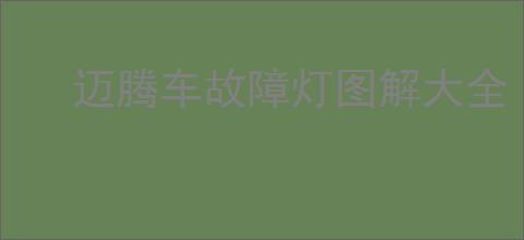 迈腾车故障灯图解大全