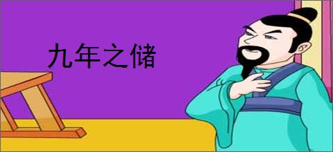 九年之储