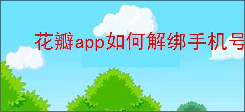 花瓣app如何解绑手机号