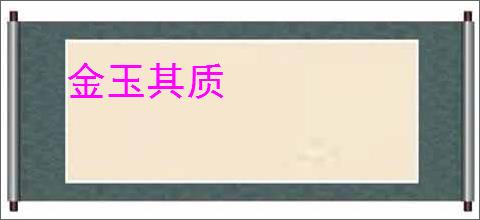 金玉其质