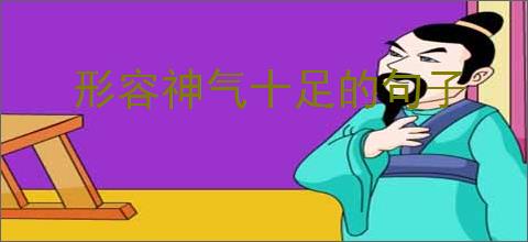 形容神气十足的句子