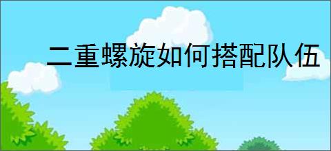 二重螺旋如何搭配队伍