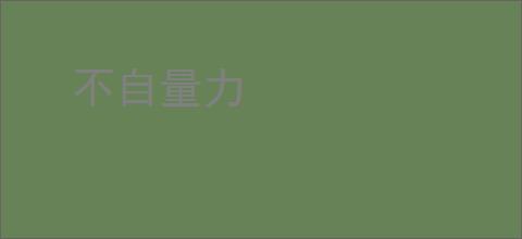 不自量力