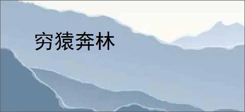 穷猿奔林