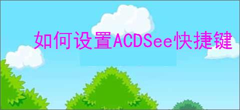 如何设置ACDSee快捷键