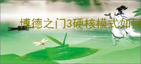 博德之门3硬核模式如何实现高爆发附伤配装