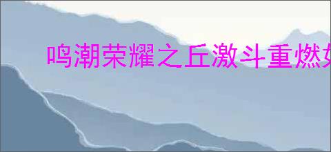 鸣潮荣耀之丘激斗重燃如何搭配无限流卡组