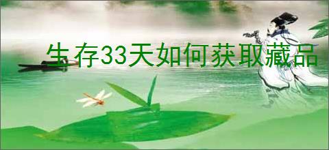 生存33天如何获取藏品
