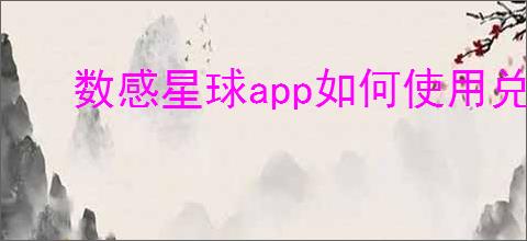 数感星球app如何使用兑换码