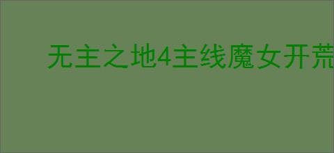 无主之地4主线魔女开荒如何配装
